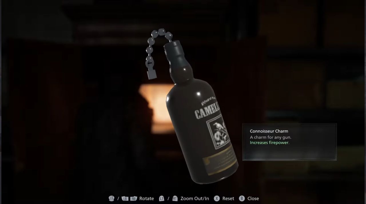 Resident Evil Requiem, Guide, How to Get the Connoisseur Charm