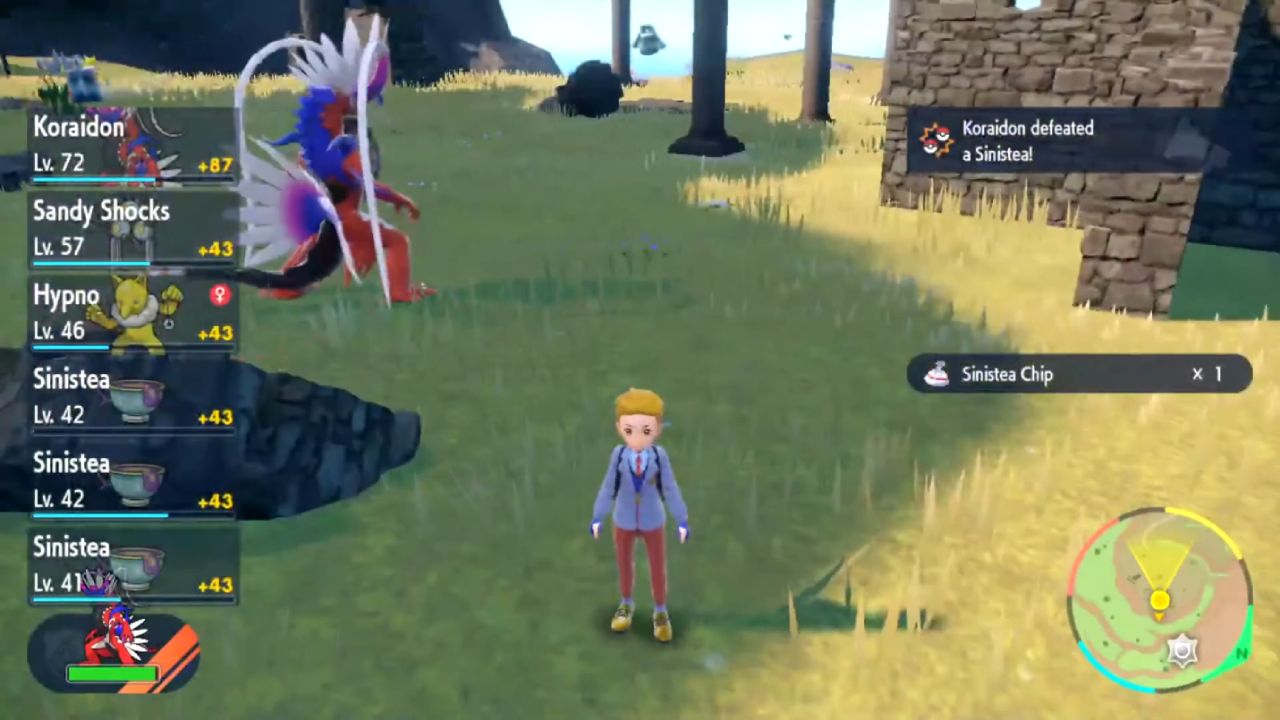Pokemon Scarlet and Violet, PC, Gameplay, How to Find Authentic Sinistea, Screenshot, NoobFeed