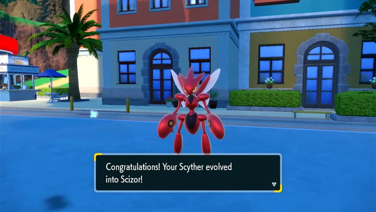 Pokemon Scarlet and Violet, PC, Gameplay, How to Evolve Scyther into Scizor Without Friends, Screenshot, NoobFeed
