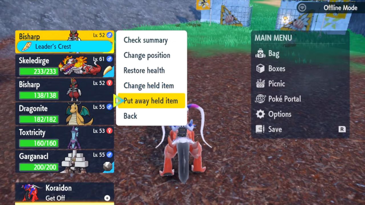 Pokemon Scarlet and Violet, PC, Gameplay, How to Evolve Pawniard into Kingambit, Screenshot, NoobFeed