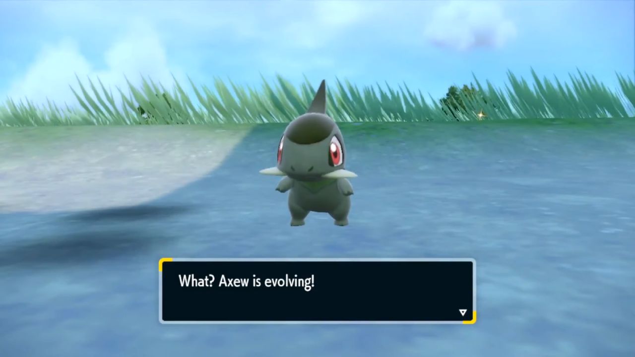 Pokemon Scarlet and Violet, PC, Gameplay, Where to Find Axew and Evolve into Haxorus, Screenshot, NoobFeed