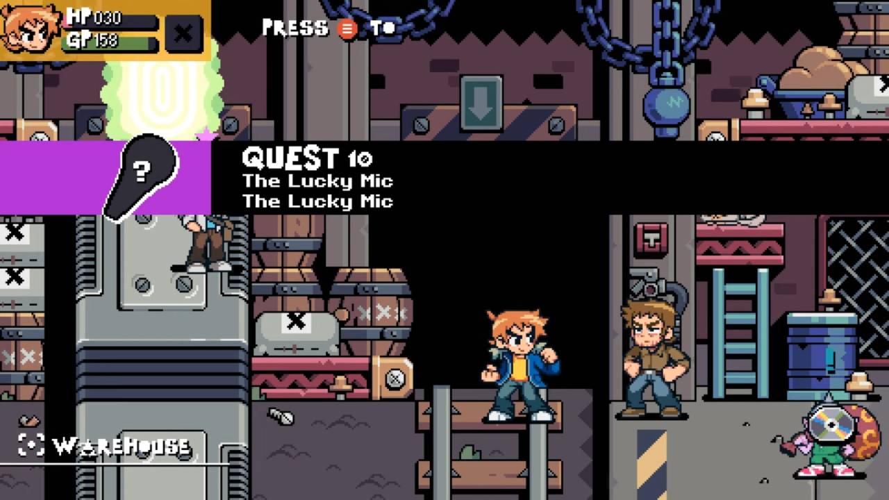 Scott Pilgrim EX, PC, Gameplay, Best Badges and Upgrade Route, Screenshot, NoobFeed