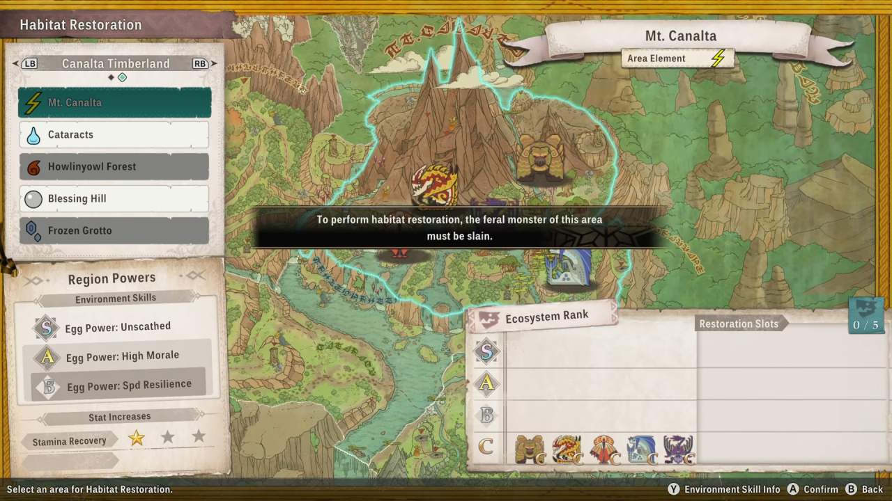 Monster Hunter Stories 3: Twisted Reflection, Guide, How to Do Habitat Restoration