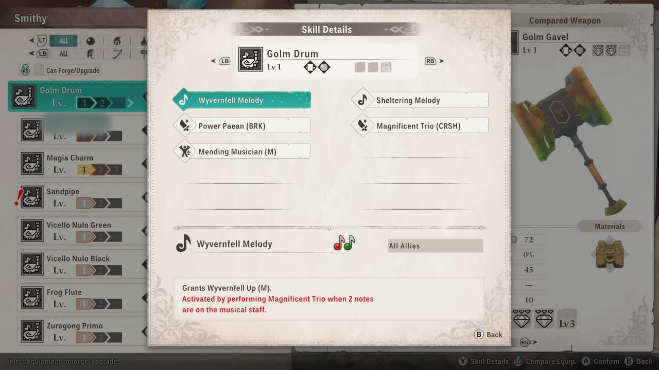 Monster Hunter Stories 3: Twisted Reflection, Guide, How to Use the Hunting Horn