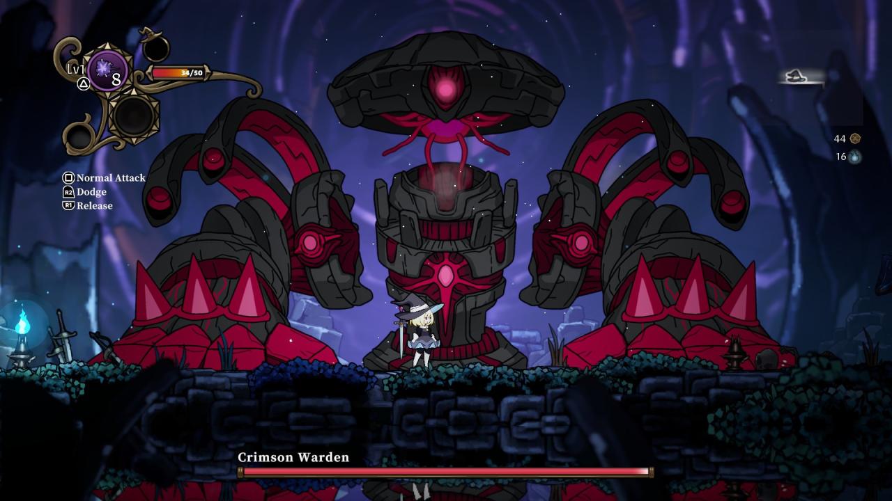 Never Grave: The Witch and The Curse, Frontside 180, Pocketpair, Gameplay, PC, Metroidvania, Roguelike, Review, NoobFeed