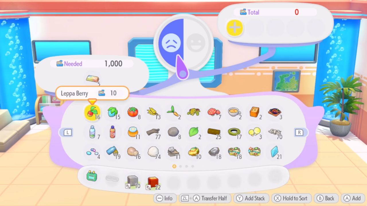 Pokemon Pokopia, PC, Gameplay, How to Remove Items from Inventory-1, Screenshot, NoobFeed