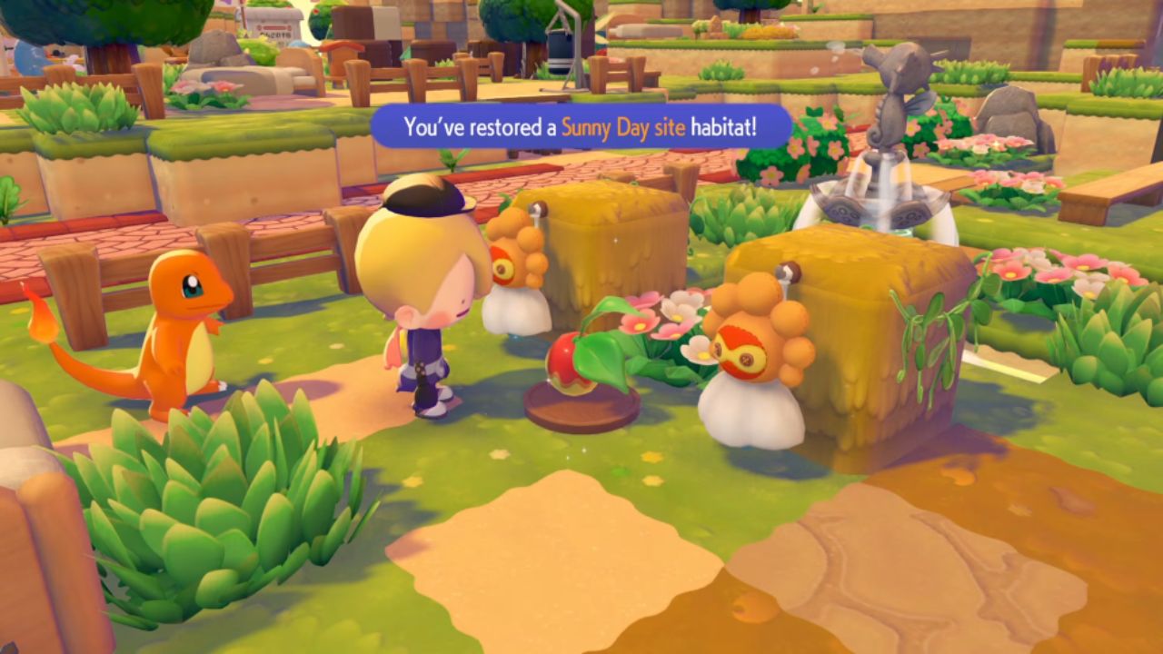 Pokemon Pokopia, PC, Gameplay, How to Stop Rain-3, Screenshot, NoobFeed