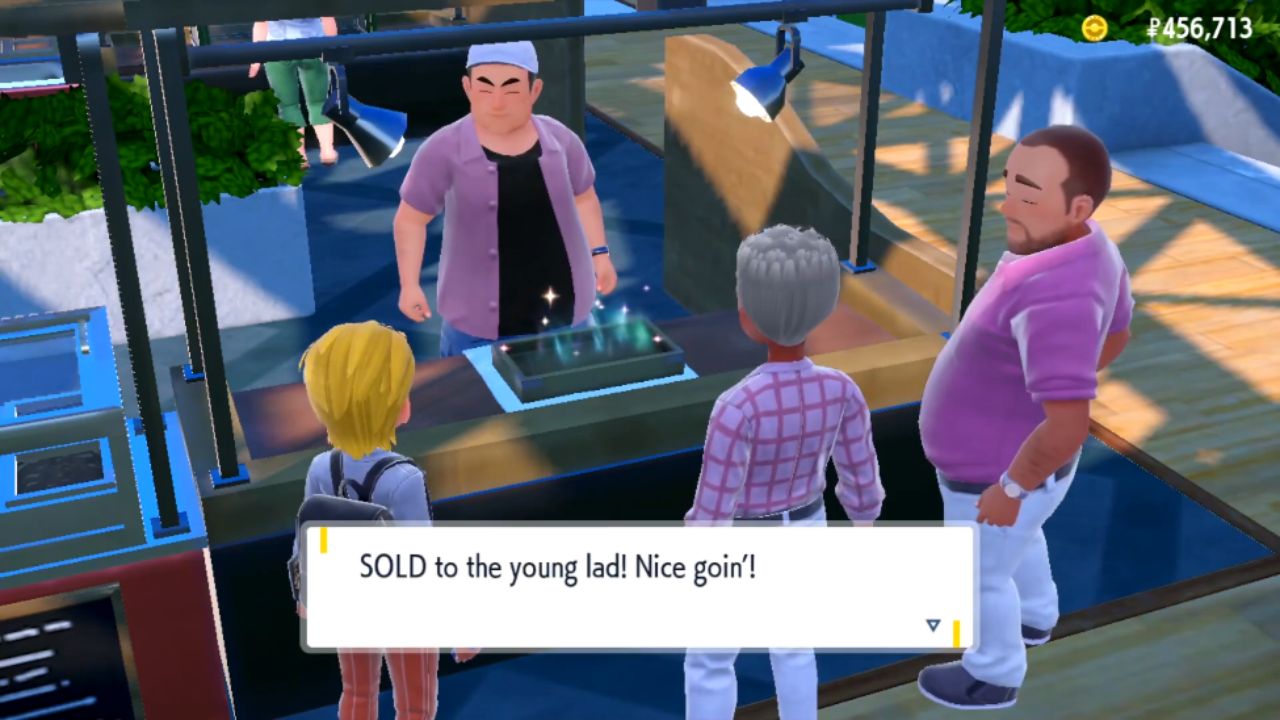 Pokemon Scarlet and Violet, PC, Gameplay, Moon Ball Auction-3, Screenshot, NoobFeed