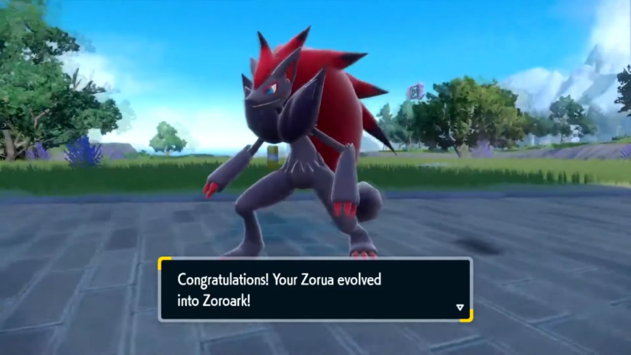 Pokemon Scarlet and Violet, PC, Gameplay, How to Find Zorua and Evolve It Into Zoroark-2, Screenshot, NoobFeed