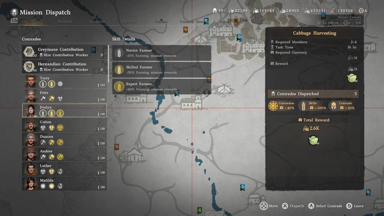 Crimson Desert, Guide, How to Hire Contribution Workers