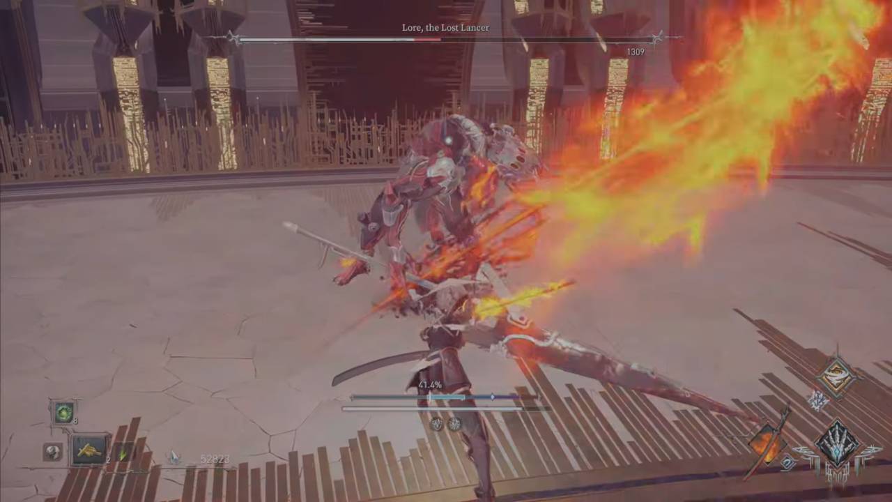 AI LIMIT: Eirene’s Furnace of War, PC, Gameplay, How to Beat Lore, the Lost Lancer, Screenshot, NoobFeed