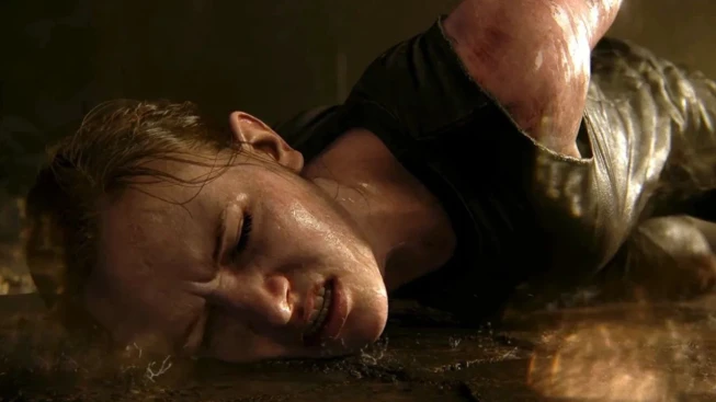 The Last of Us Part 3 Girl Laying on the floor