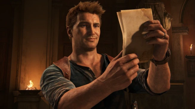Uncharted 5 Protagonist Holding a Paper 