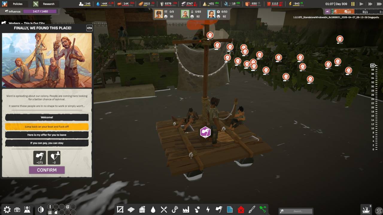 All Will Fall, Physics-Based, Survival City Builder, Review, Gameplay, Screenshot