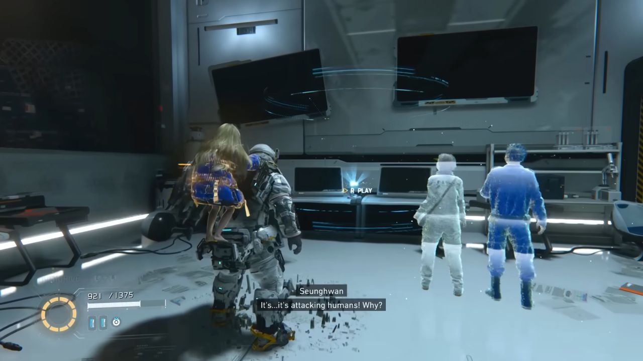 Pragmata, Review, PS5, Gameplay, Screenshot, Cute Girl, Space RPG, Third Person Shooter