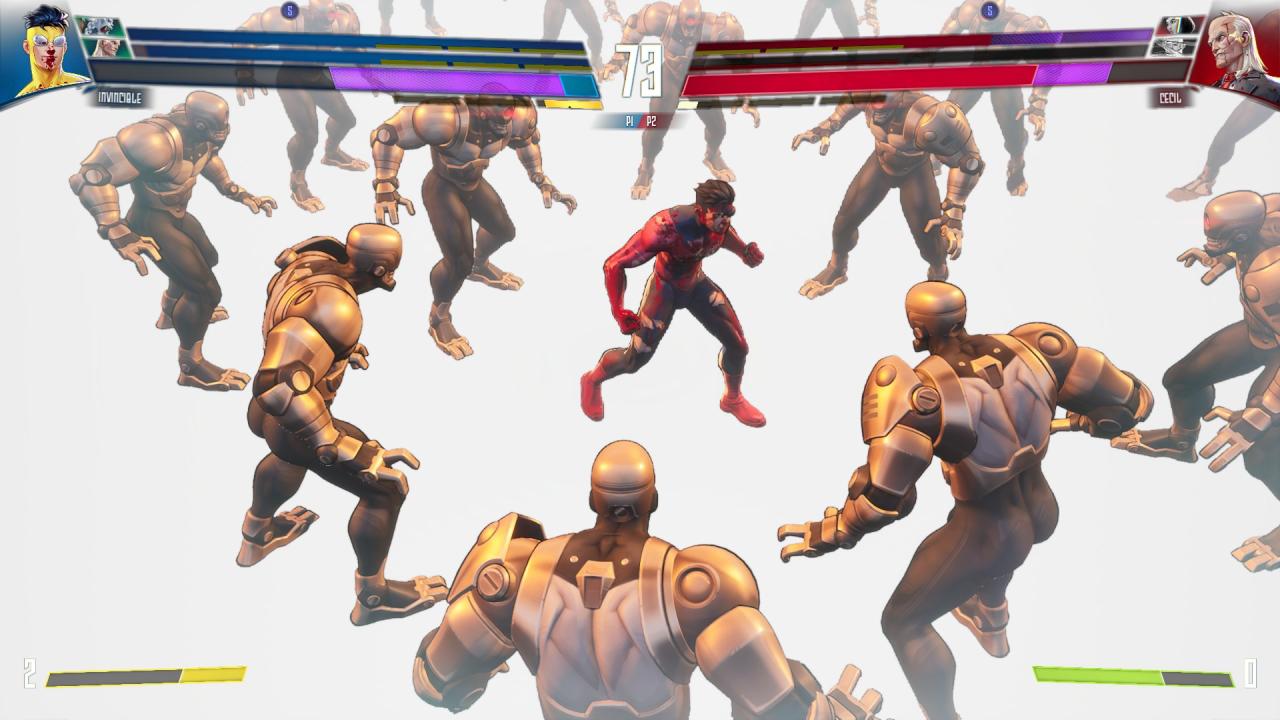 Invincible VS Review, PS5, Screenshot, Gameplay, Adventure, 2D Fighter, Arcade, Multiplayer, 3D