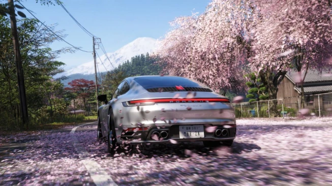 Forza Horizon Porsche 911 on road