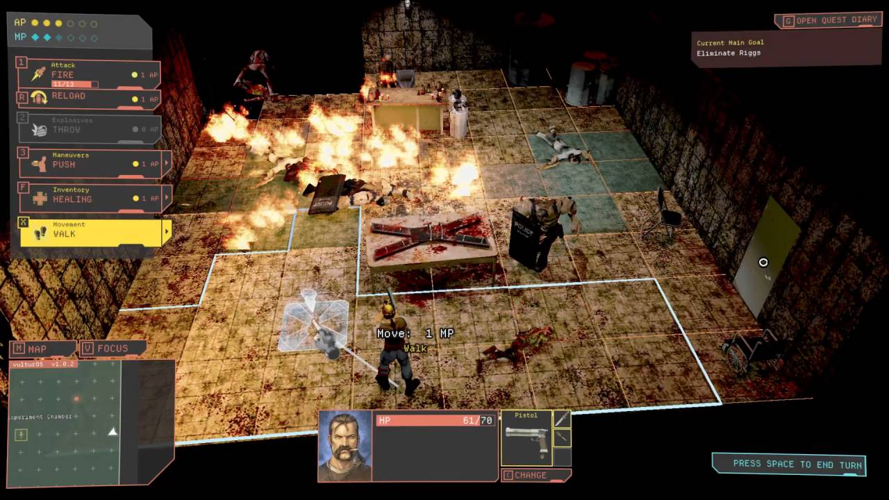 Vultures - Scavengers of Death, Review, PC, Gameplay, Screenshot, Turn-Based Tactics, Strategy, Zombies, Horror