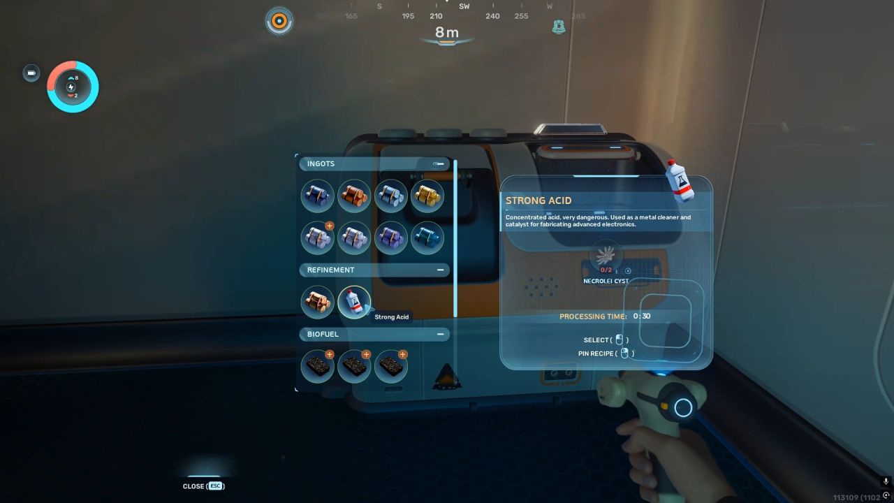 Subnautica 2, Guide, How to Make Strong Acid