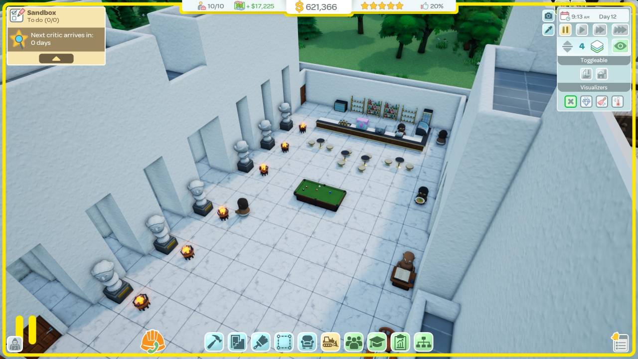 Hotel Architect, Review, PC, Gameplay, Screenshots, Simulation, City Builder, Management, Sandbox