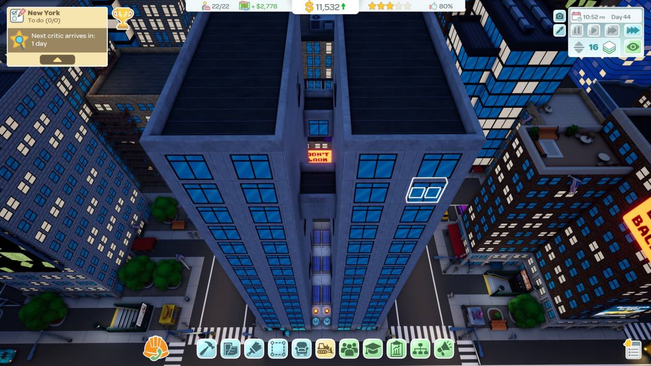 Hotel Architect, Review, PC, Gameplay, Screenshots, Simulation, City Builder, Management, Sandbox