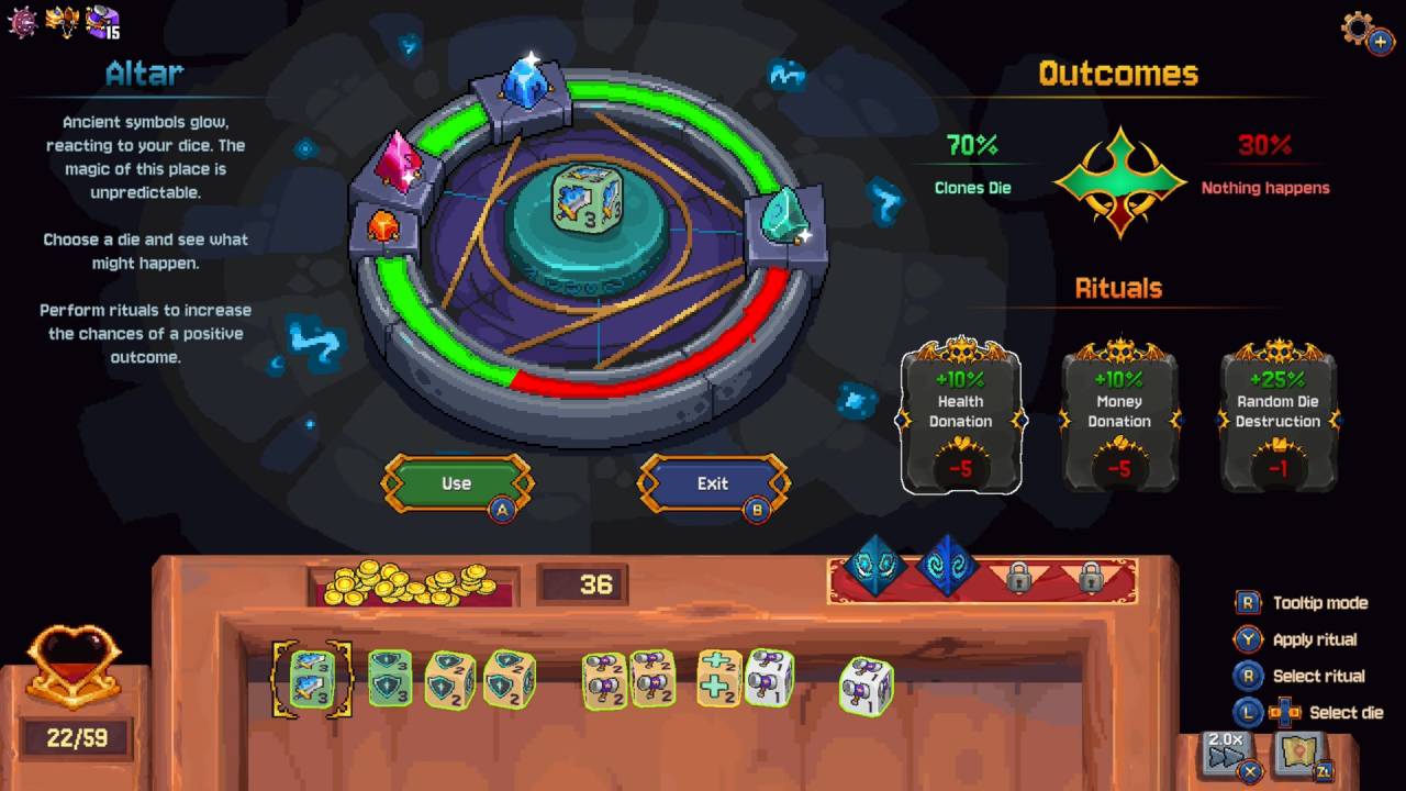 Rune Dice, Review, Dice Rolling, Indie Game, PC, Gameplay, Screenshot
