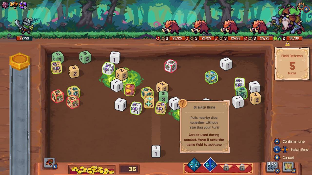 Rune Dice, Review, Dice Rolling, Indie Game, PC, Gameplay, Screenshot