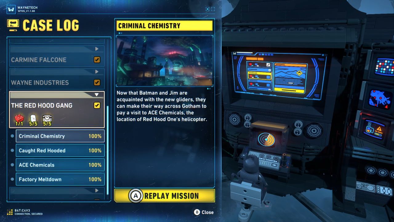 LEGO Batman: Legacy of the Dark Knight, Guide, How to Replay Missions