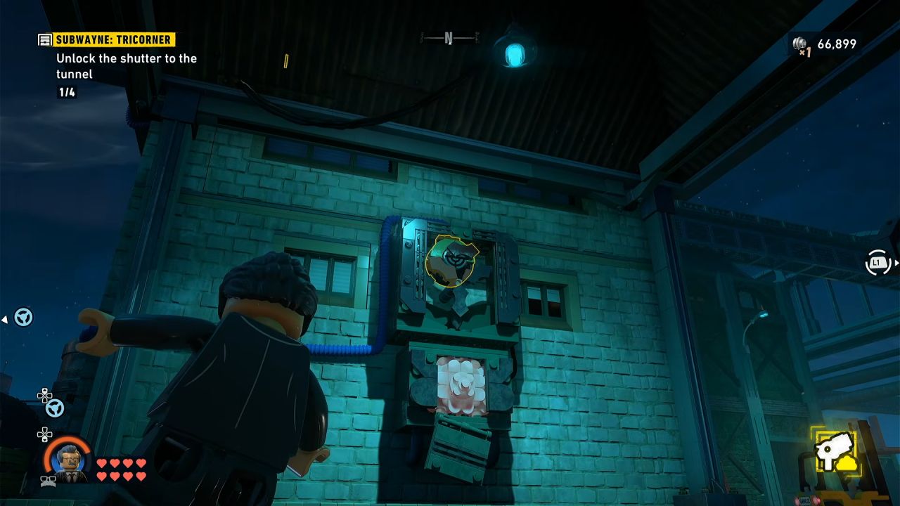 LEGO Batman: Legacy of the Dark Knight, Guide, How to Solve Tricorner SubWayne Puzzle