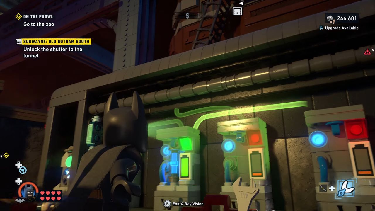 LEGO Batman: Legacy of the Dark Knight, Guide, How to Solve Old Gotham South SubWayne Puzzle