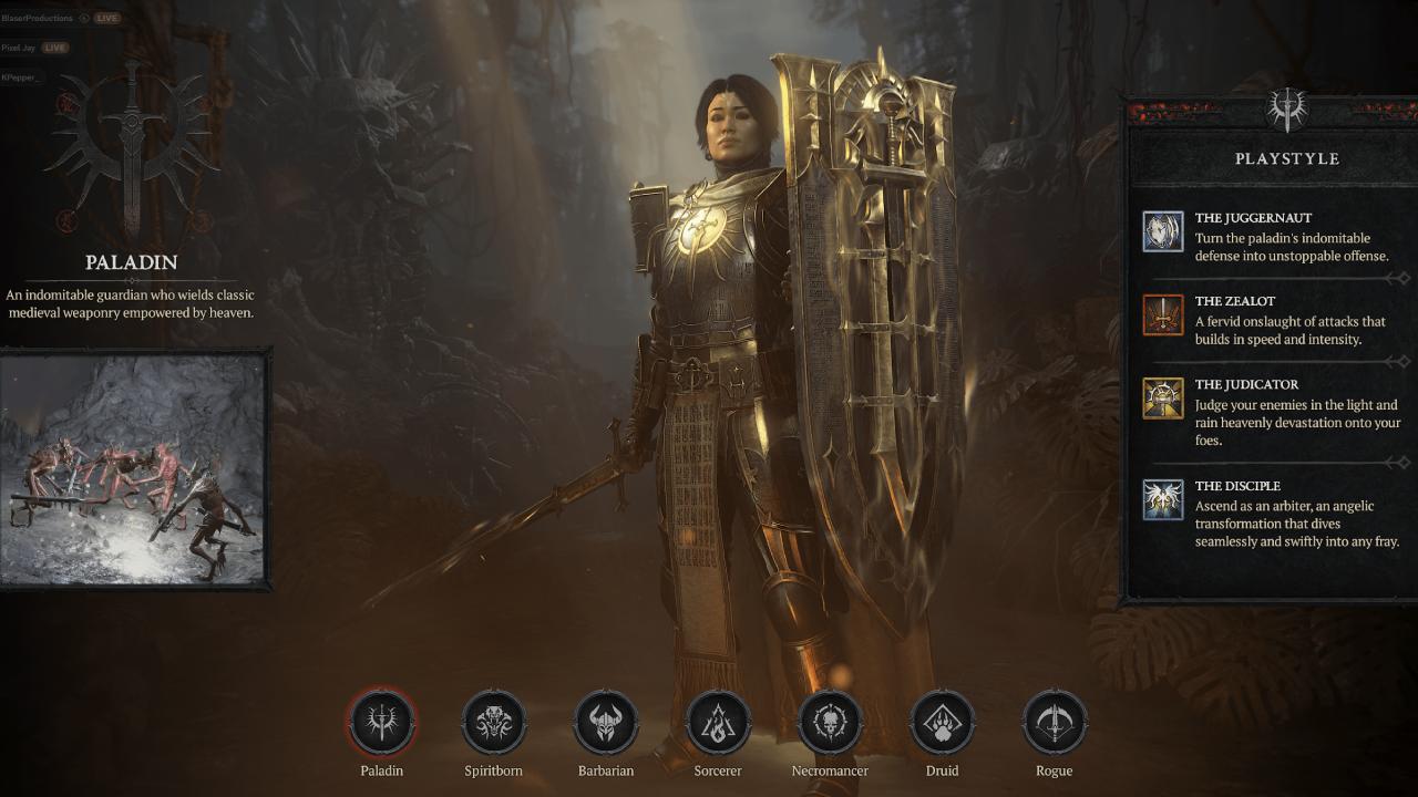 Diablo IV, Character Selection, Class, Class Build, Ideal Class, Class Guide, PC, RPG, Fantasy, NoobFeed