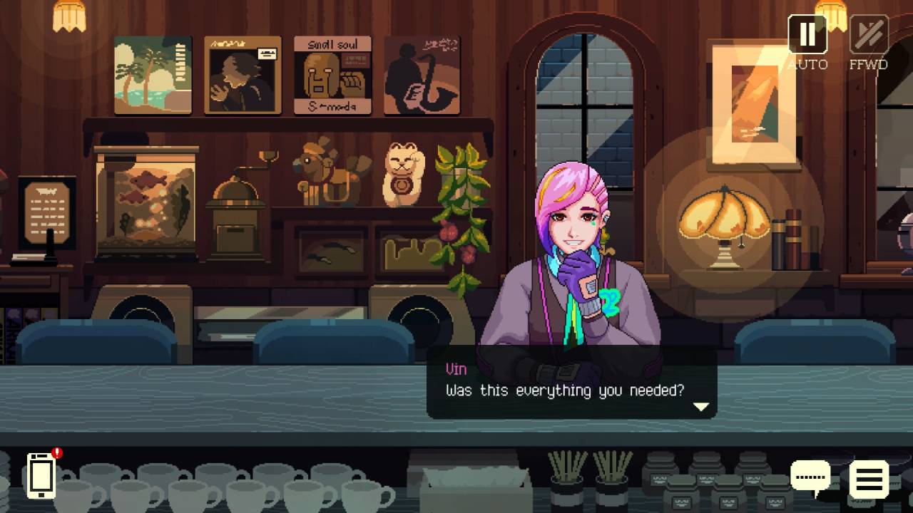 Coffee Talk Tokyo, Review, PC, Gameplay, Screenshot, Visual Novel, Story Rich, Cozy, Interactive Fiction