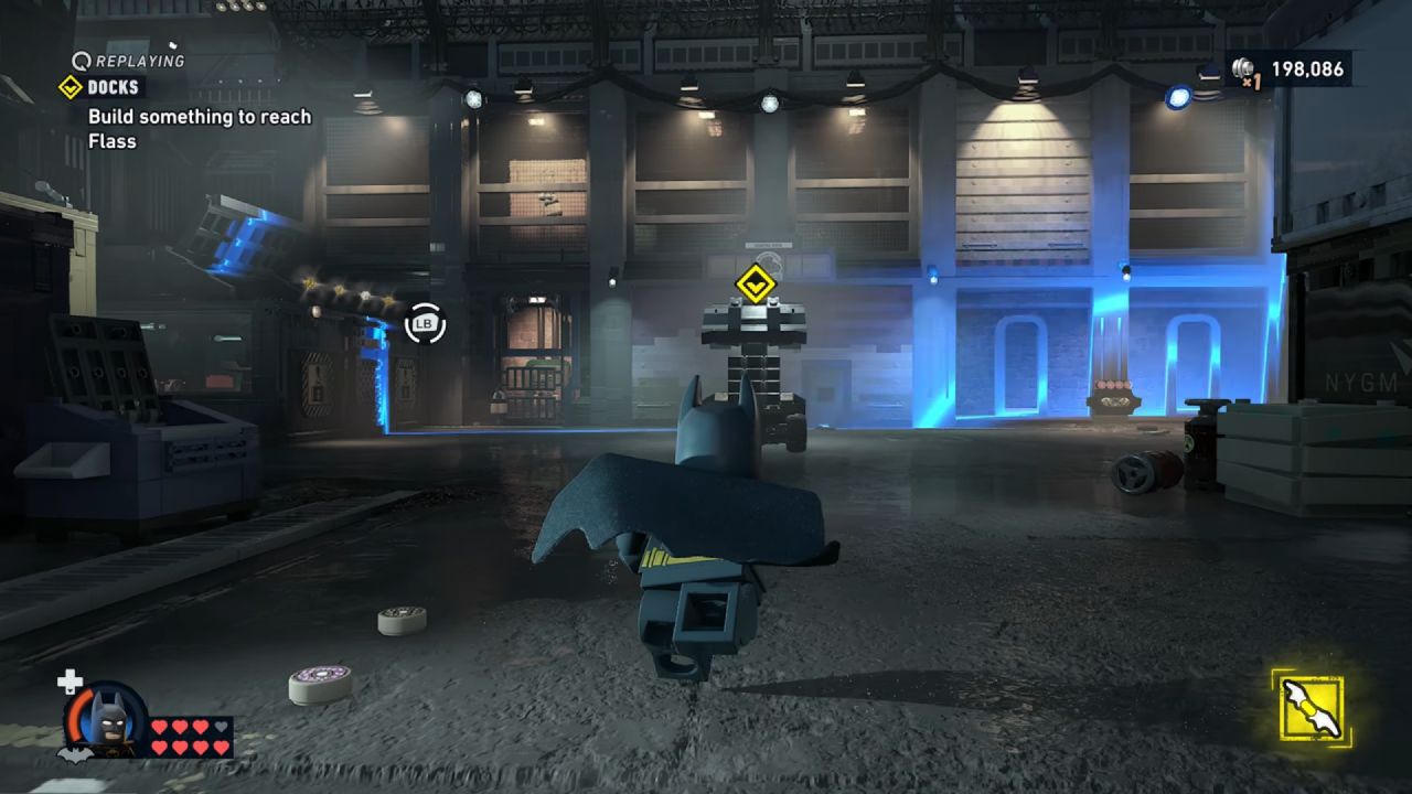LEGO Batman: Legacy of the Dark Knight, Guide, New Beginnings Red Brick Location