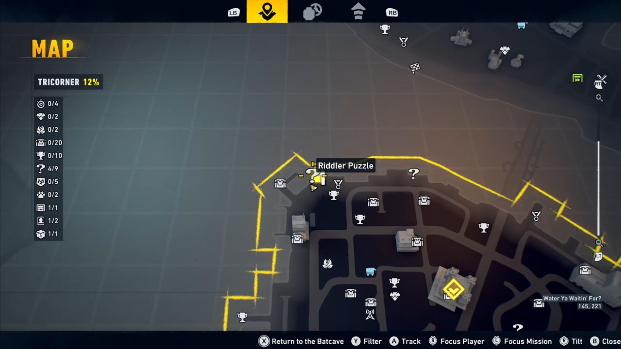 LEGO Batman: Legacy of the Dark Knight, Guide, How to Solve All Riddler Puzzles in Tricorner