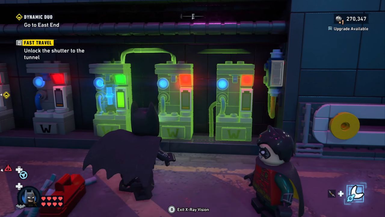 LEGO Batman: Legacy of the Dark Knight, Guide, How to Solve Newtown SubWayne Puzzle
