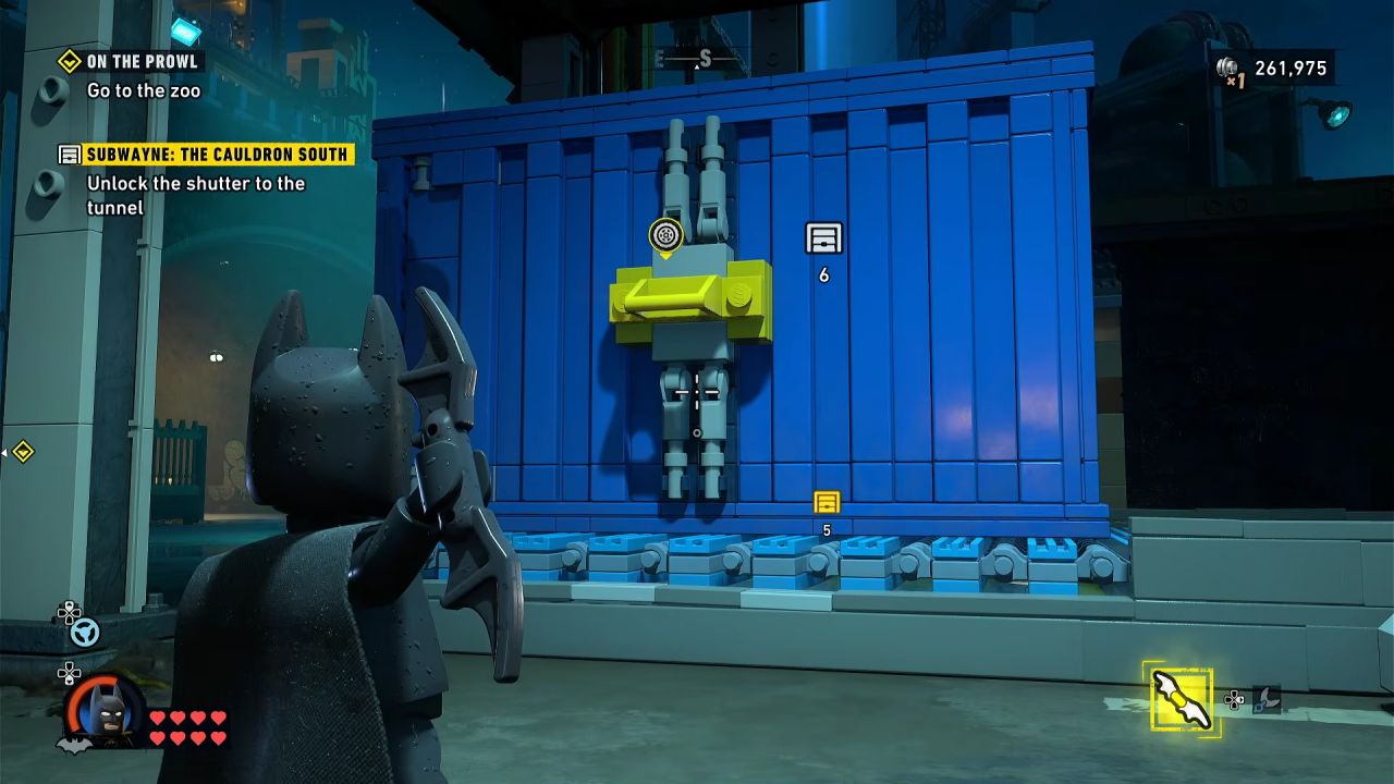LEGO Batman: Legacy of the Dark Knight, Guide, How to Solve The Cauldron South SubWayne Puzzle
