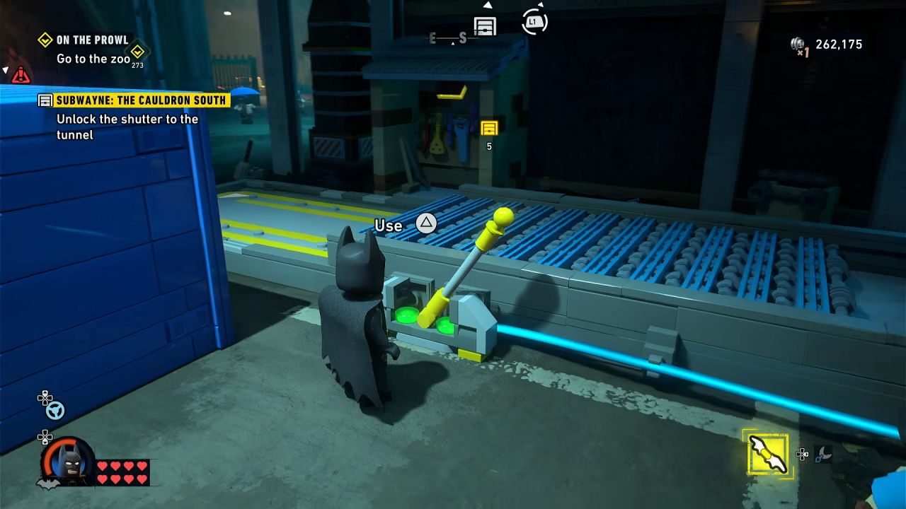 LEGO Batman: Legacy of the Dark Knight, Guide, How to Solve The Cauldron South SubWayne Puzzle