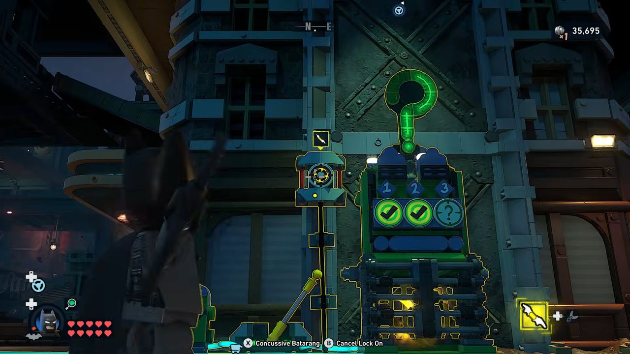 LEGO Batman: Legacy of the Dark Knight, Guide, How to Solve All Ridldler Puzzles in Old Gotham South