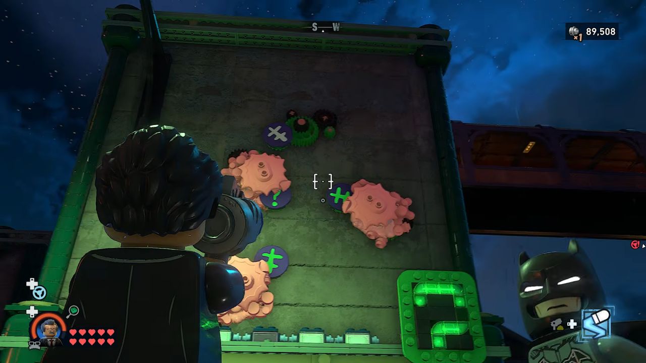 LEGO Batman: Legacy of the Dark Knight, Guide, How to Solve All Ridldler Puzzles in Old Gotham South