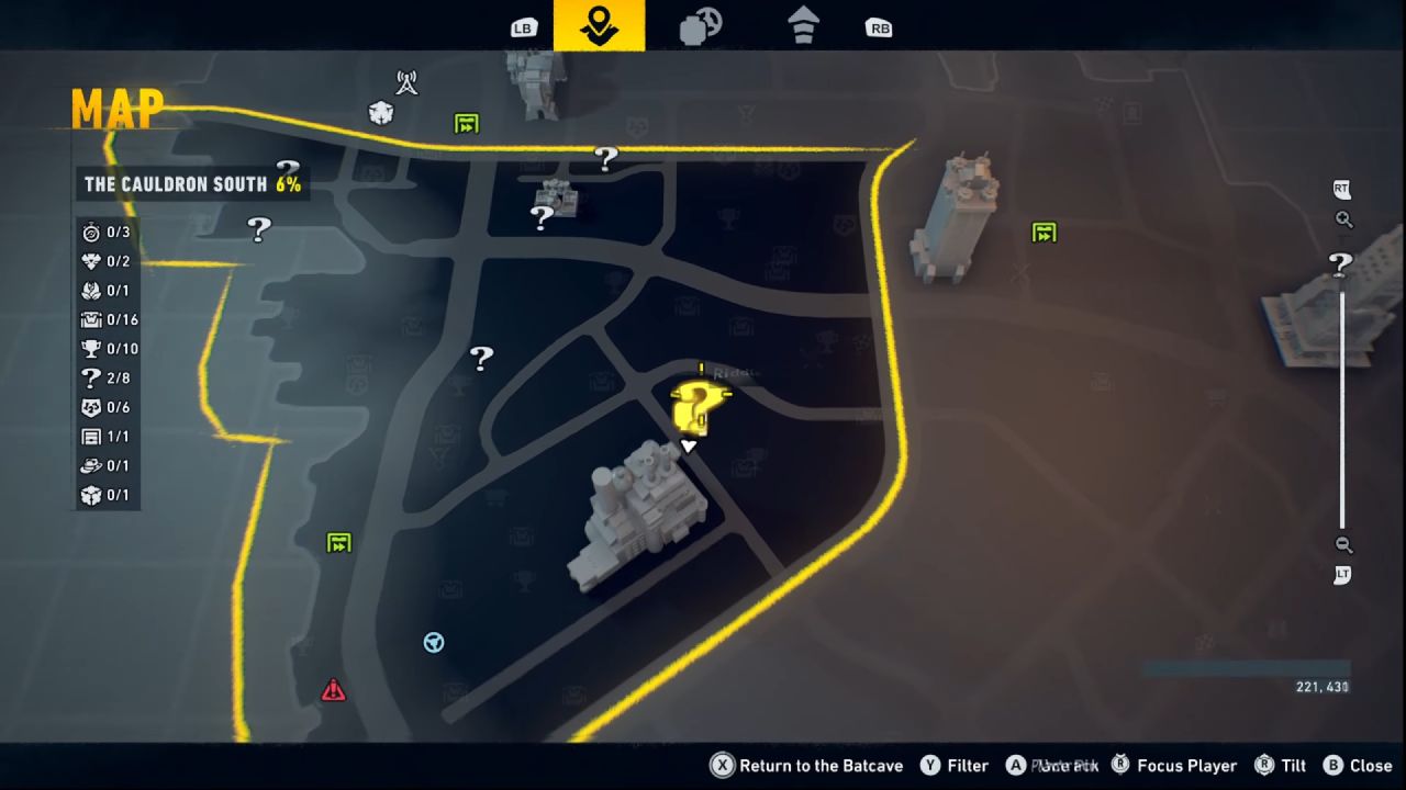 LEGO Batman: Legacy of the Dark Knight, Guide, How to Solve All Riddler Puzzles in Cauldron South