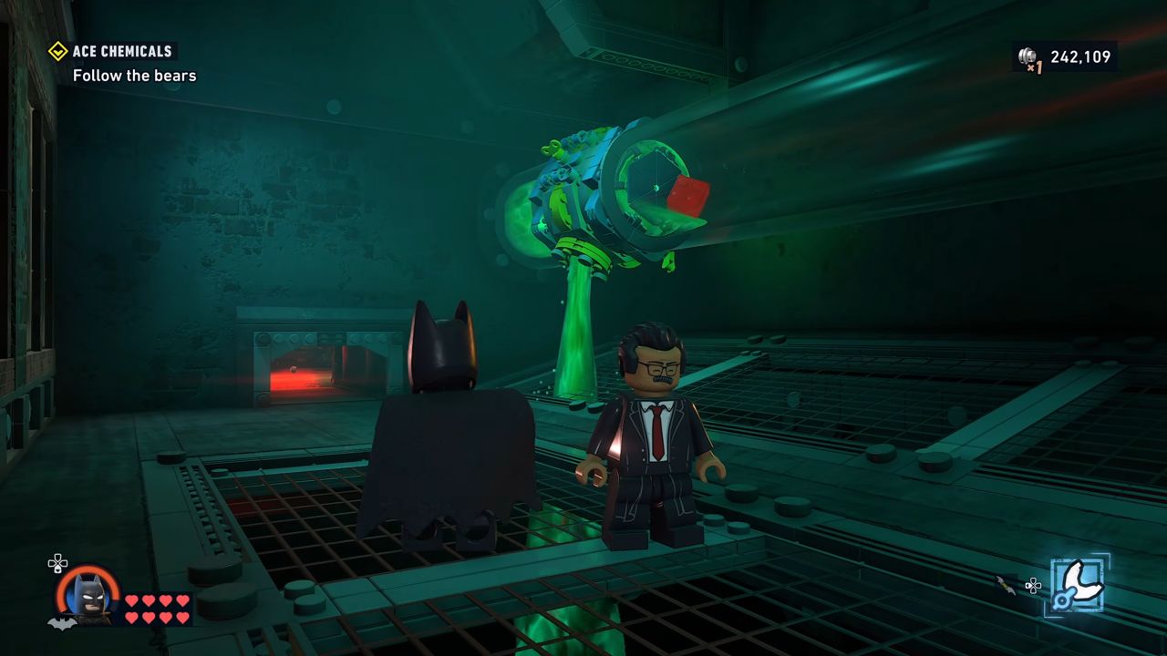 LEGO Batman: Legacy of the Dark Knight, Guide, The Red Hood Gang Red Brick Location