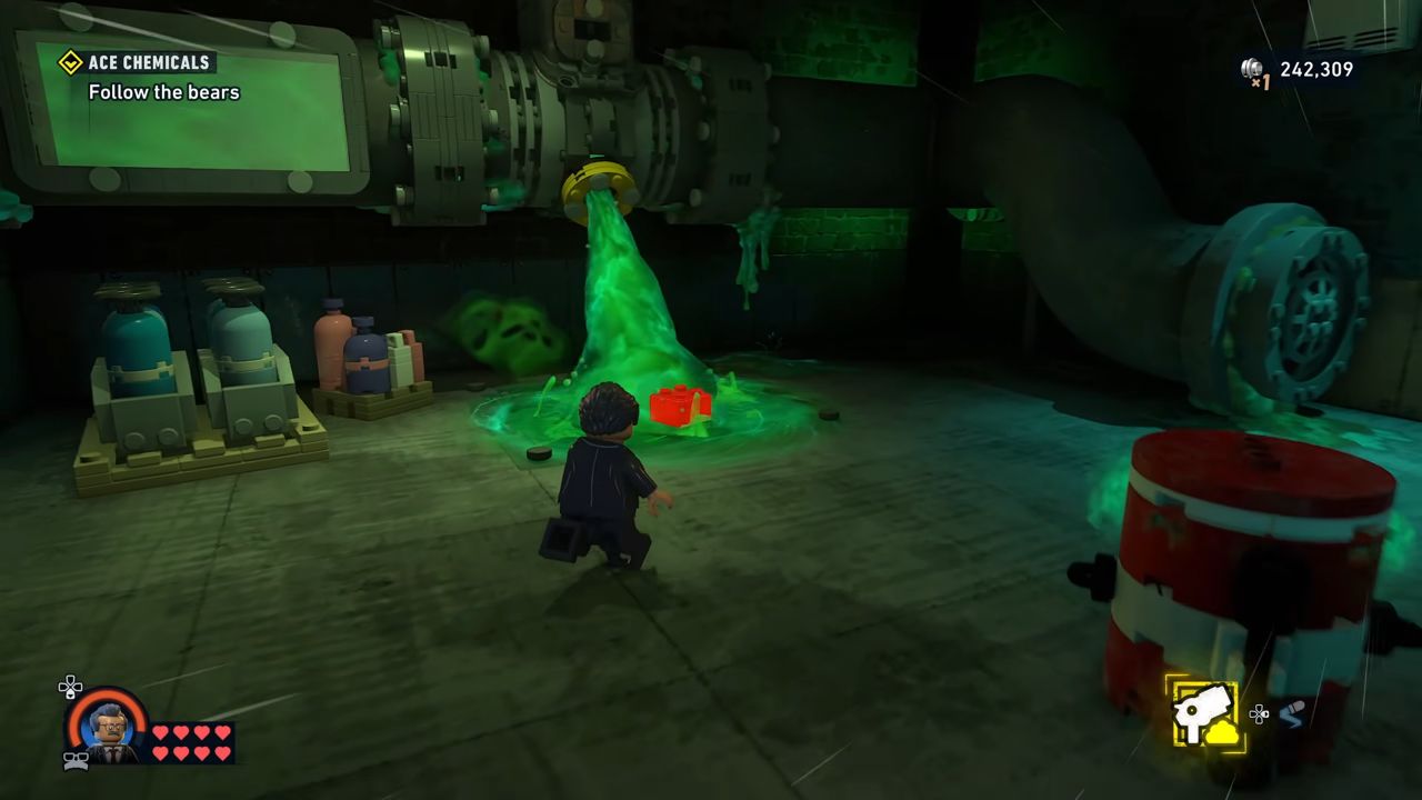 LEGO Batman: Legacy of the Dark Knight, Guide, The Red Hood Gang Red Brick Location