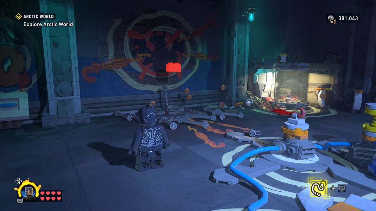 LEGO Batman: Legacy of the Dark Knight, Guide, The Penguin Red Brick Location