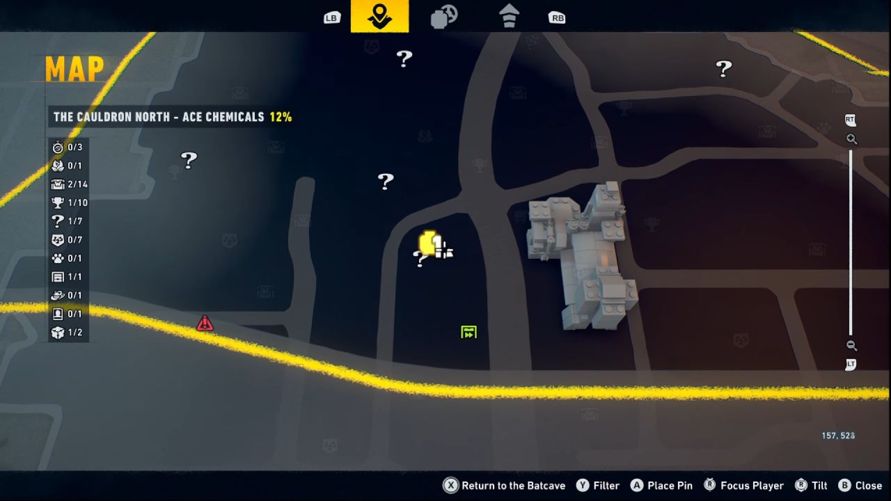 LEGO Batman: Legacy of the Dark Knight, Guide, How to Solve All Riddler Puzzles in Cauldron North