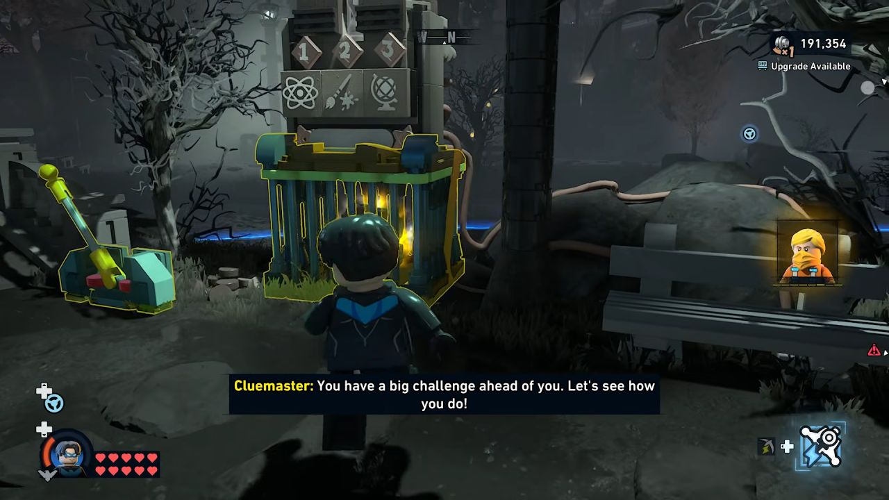 LEGO Batman: Legacy of the Dark Knight, Guide, How to Solve All Cluemaster Puzzles in Old Gotham South