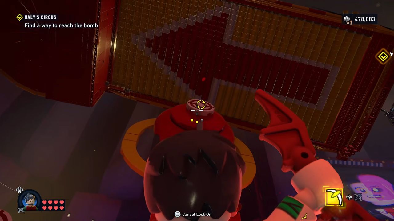 LEGO Batman: Legacy of the Dark Knight, Guide, Two-Face Red Brick Location