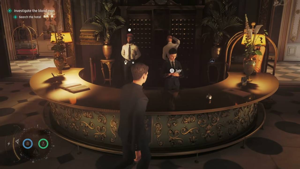 007 First Light, Guide, How to Investigate the Blonde Man