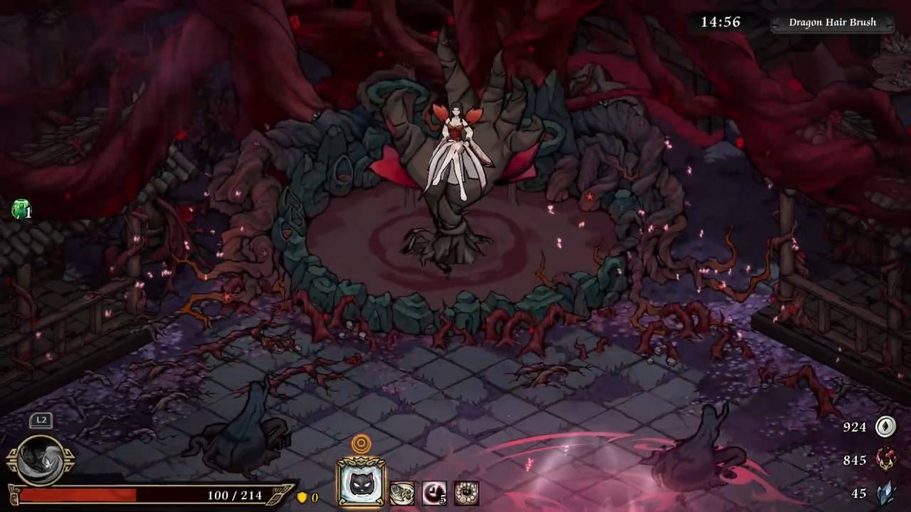 Realm of Ink, Review, PC, Gameplay, Screenshot, Action Roguelike, Stylized, Martial Arts, RPG