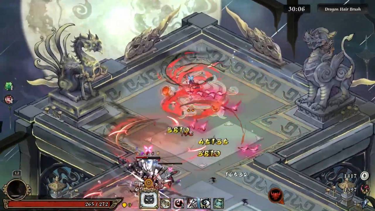 Realm of Ink, Review, PC, Gameplay, Screenshot, Action Roguelike, Stylized, Martial Arts, RPG