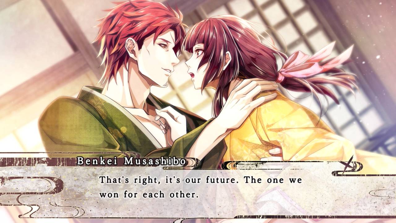 Birushana: Winds of Fate, Review, Switch, Japanese, Romantic, Visual Novel, Samurai Love Story